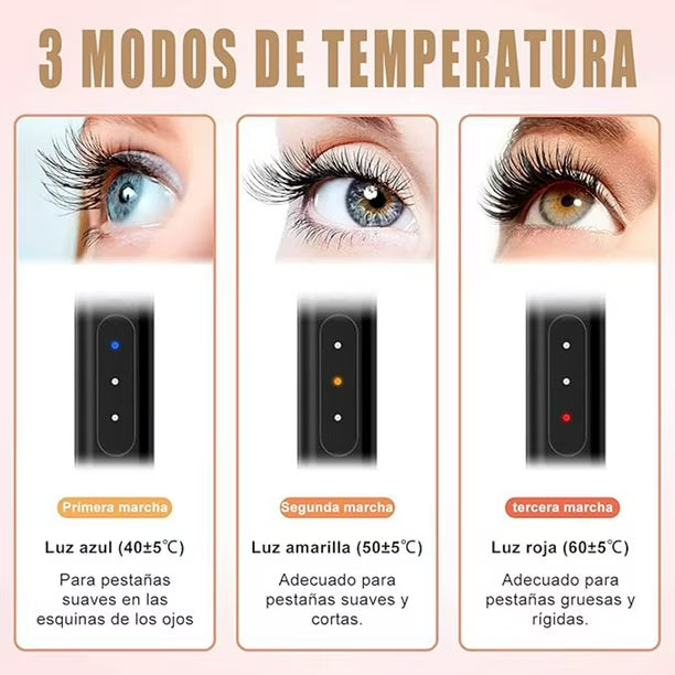 Enchinador Luxeys® Con 3 Modos De Temperatura